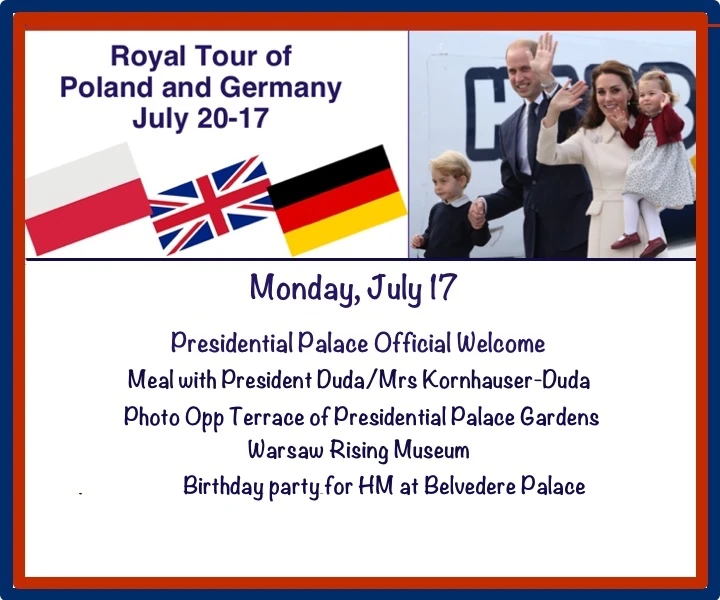 July Tour Poland Day 1 Monday July 17 2017 Events Tour