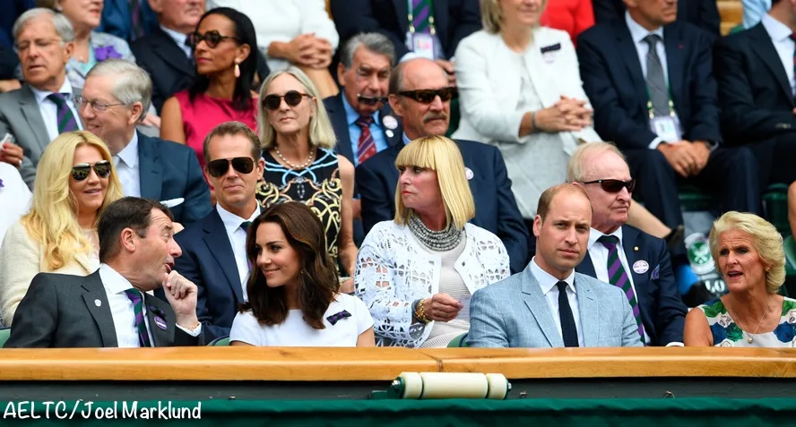 Kate Middleton Wimbledon Men's Finals Bulgari sunglasses 