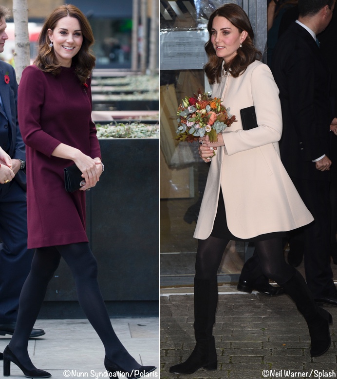 Kate Recycles Maternity Styles at Children’s Centre Engagement – What ...