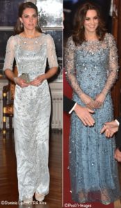 Kate Shines in Shimmering Jenny Packham Gown for Royal Variety ...