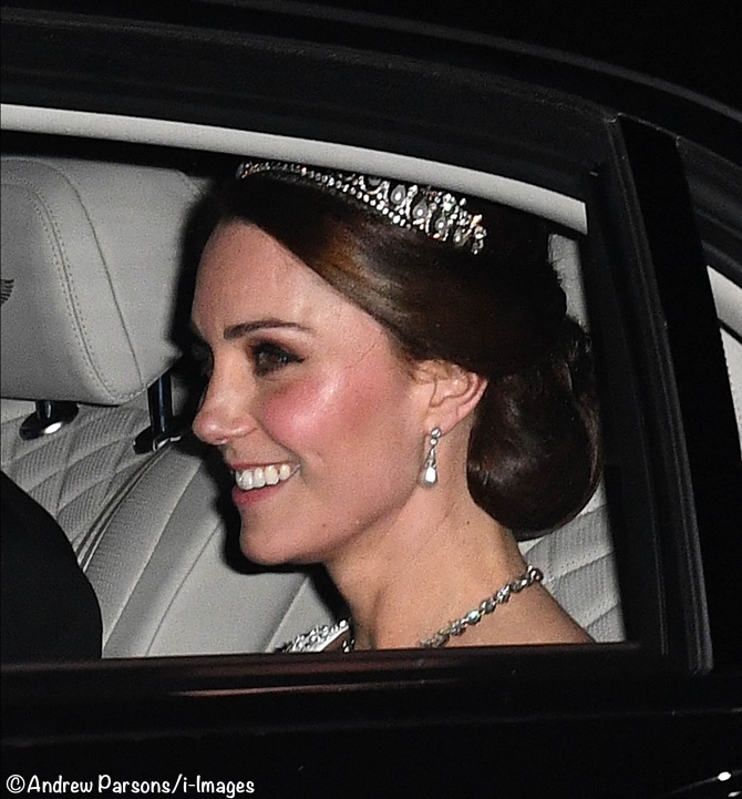 The Duchess In Glittering Diamonds Pearls For Diplomatic - 