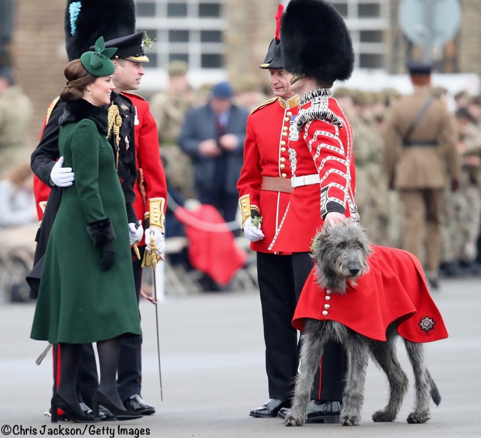 Kate in Green for St. Patrick’s Day with the Irish Guards UPDATED ...