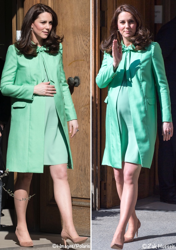 Kate in a Springlike Hint of Mint for Royal Symposium – What Kate Wore
