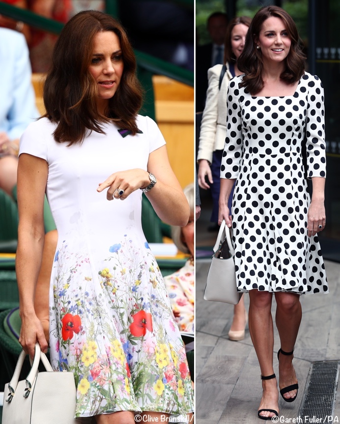 Another Zara Dress For Kate As She Takes Charlotte & George To The Polo ...