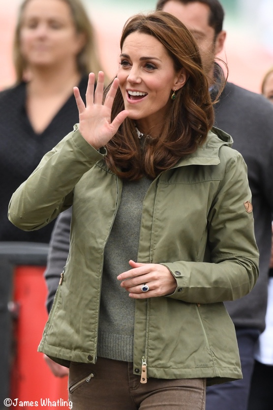 The Duchess in New and Old Pieces for Return from Maternity Leave ...
