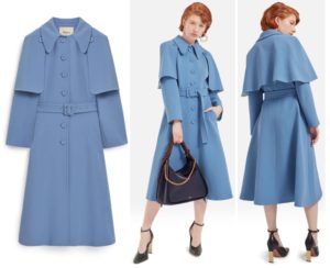 Kate Northern Ireland Day 2 Light Blue Mulberry Cape Coat Ashleigh Feb 28 2019 All Product Shots What Kate Wore