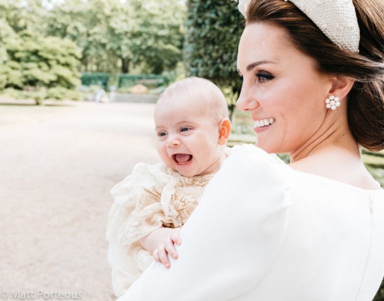 New Photos of Prince Louis Released to Mark His 1st Birthday - What Kate Wore