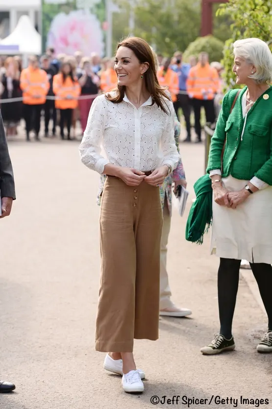 Duchess in Casual Separates for Nature Garden Unveiling – What Kate Wore