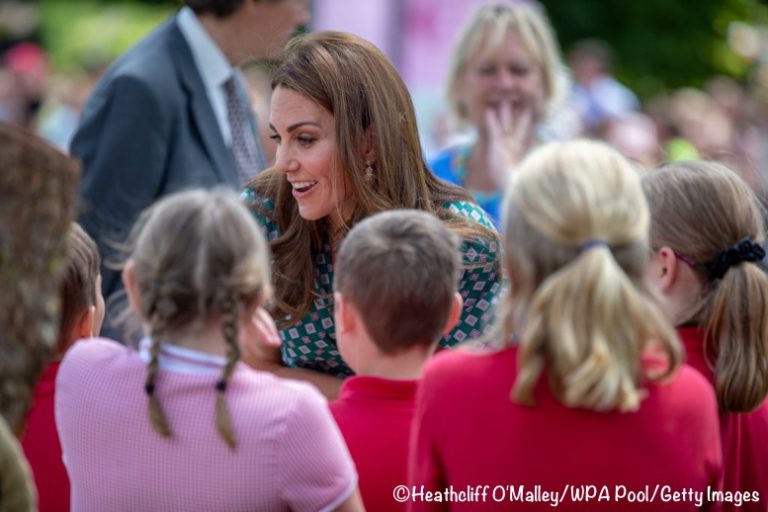 The Duchess Wears Sandro Paris for Hampton Court Garden Festival ...