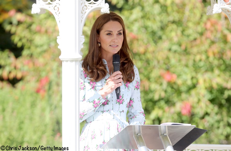 The Duchess in Emilia Wickstead for Final Nature Garden Unveiling ...