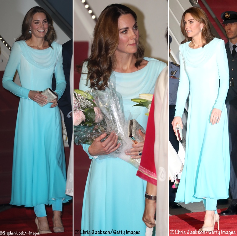 Kate-Pakistan-Arrival-Turquoise-Aqua-Cath-Walker-Three-3-Shots-Montage-Oct-14-2019.jpg