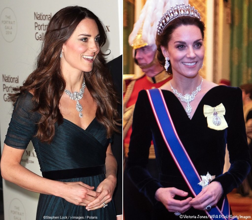 The Duchess in Diamonds and Alexander McQueen for Diplomatic Reception ...