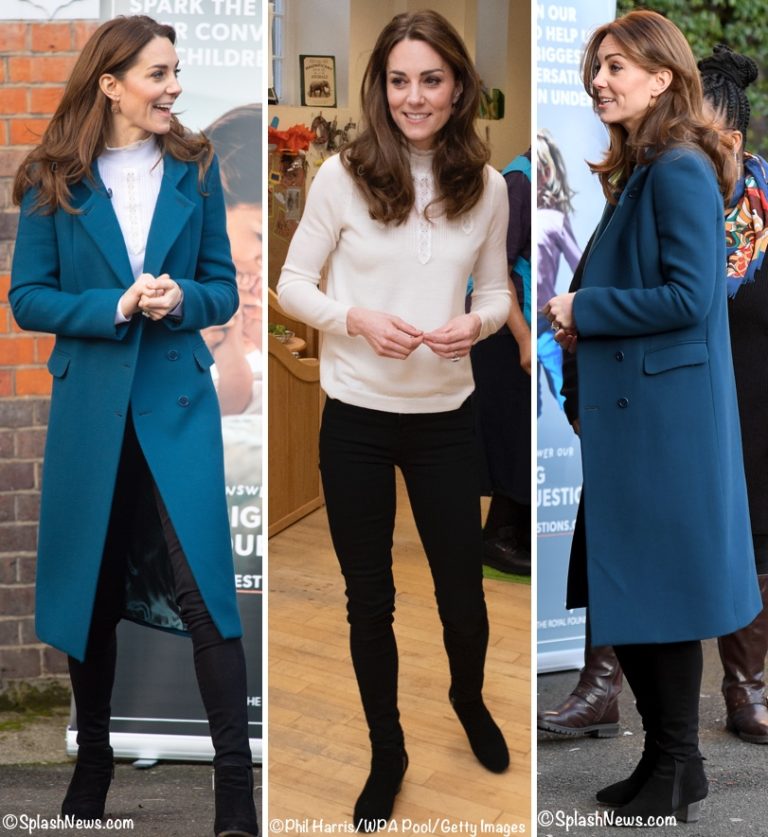 Kate in New Styles for Nursery/Preschool Visit – What Kate Wore