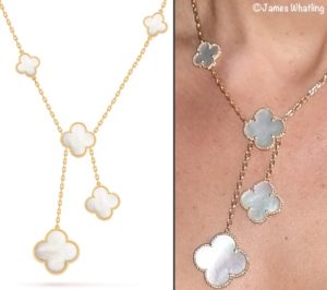 Kate Middleton Van Cleef Arpels ALhambra Necklace