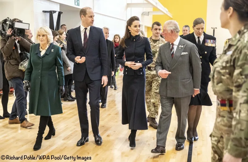 Duke Duchess of Cambridge Prince Charles Duchess of Cornwall Joint engagement photos