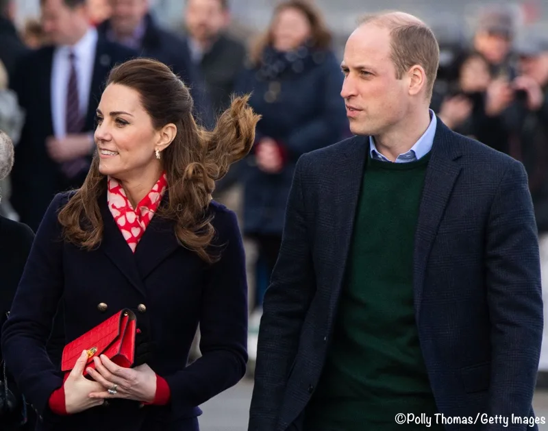 Duke Duchess Cambridge Mumbles Wales Navy Hobbs Binca Coat