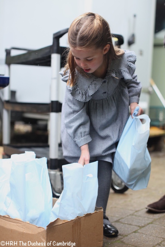 Princess Charlotte Delivers Care Packages in Fifth ...
