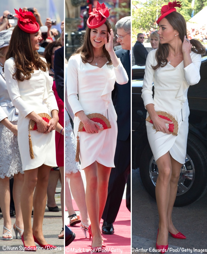 Kate’s Recycled Style For Canada Day (Updated with Shoe Information ...