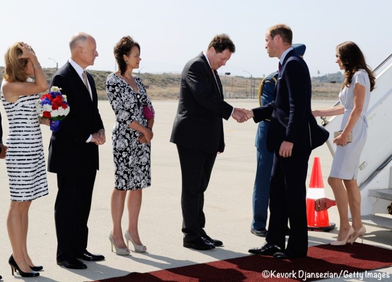 Kate Meets America in Cool Blue Roksanda Ilincic Dress (Updated: Jimmy ...