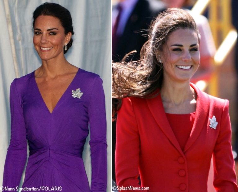 A Look at the Duchess’s Borrowed Brooches What Kate Wore