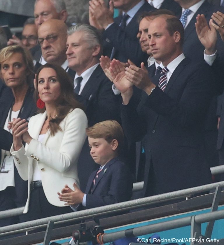 William Kate George Football match Archives - What Kate Wore