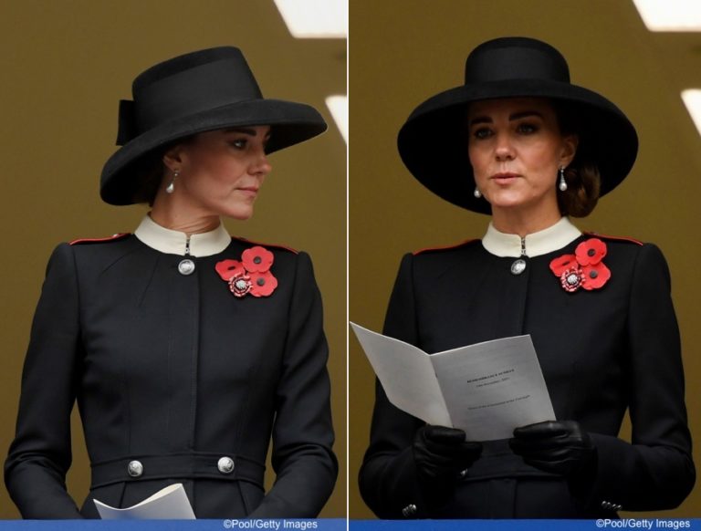 The Duchess Brings Back Alexander McQueen Design for Remembrance Sunday ...