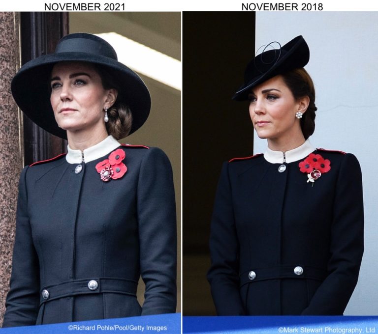 The Duchess Brings Back Alexander McQueen Design for Remembrance Sunday ...