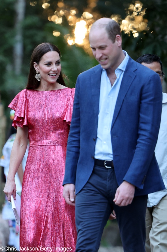 Kate Middleton's Pink Dress is by The Vampire's Wife! Belize Reception