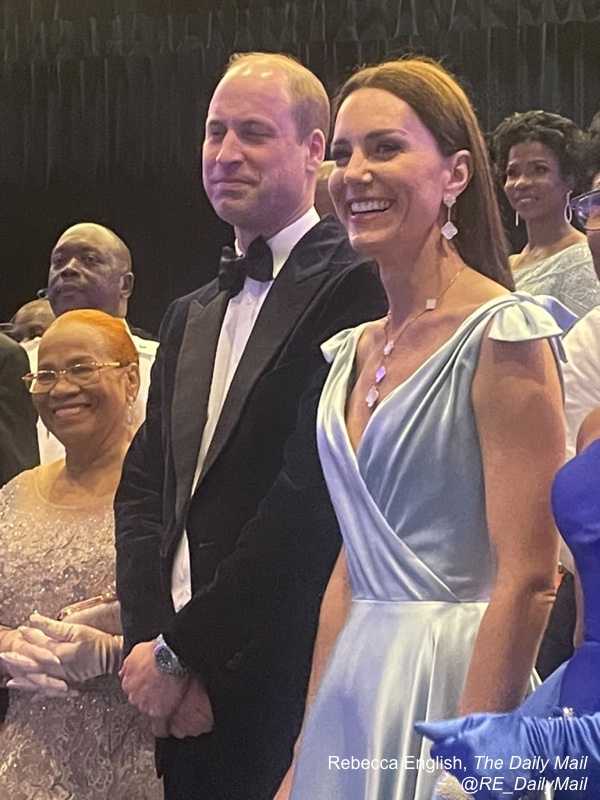 The Duchess Wears Philippa Lepley for Black-Tie Reception