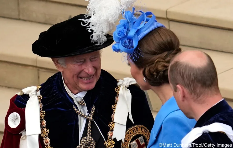 It's Head to Toe Blue for the Duchess at Order of the Garter