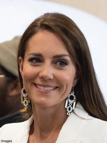 The Duchess in Alexander McQueen Separates for Windrush Engagements