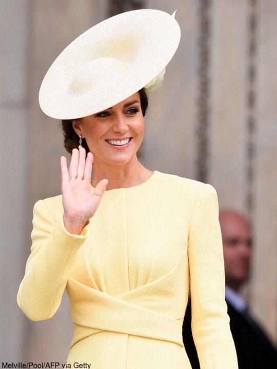 The Duchess in Emilia Wickstead for Jubilee Service at St. Paul’s