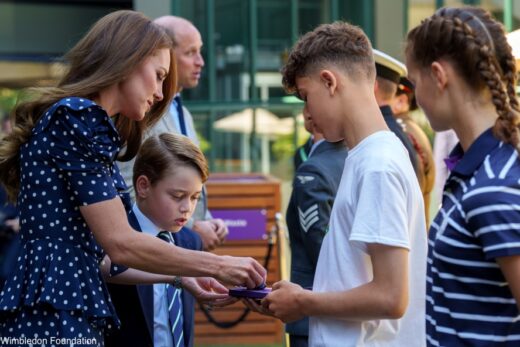 The Duchess Wears Alessandra Rich as Prince George Goes to Wimbledon ...