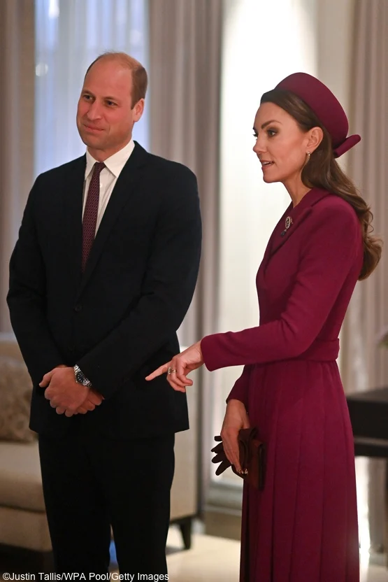 The Princess Wears Plum Ensemble for South Africa State Visit ...