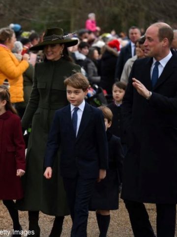 The Royal Family Attends Christmas Day Services at Sandringham