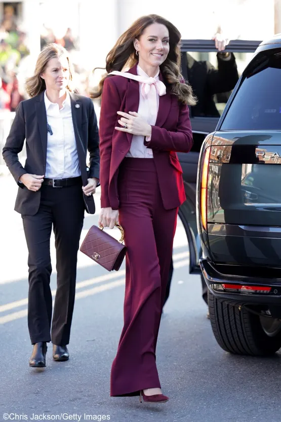 Kate Chanel Maroon Burgundy Handbag Nouvelle Flap Bag Enamel