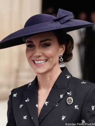 The Princess Wears Erdem for Commonwealth Service