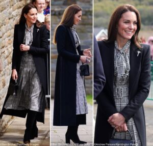 The Prince & Princess of Wales Visit Aberfan Memorial – What Kate Wore