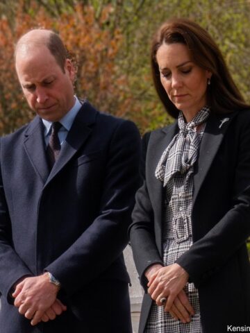 The Prince & Princess of Wales Visit Aberfan Memorial