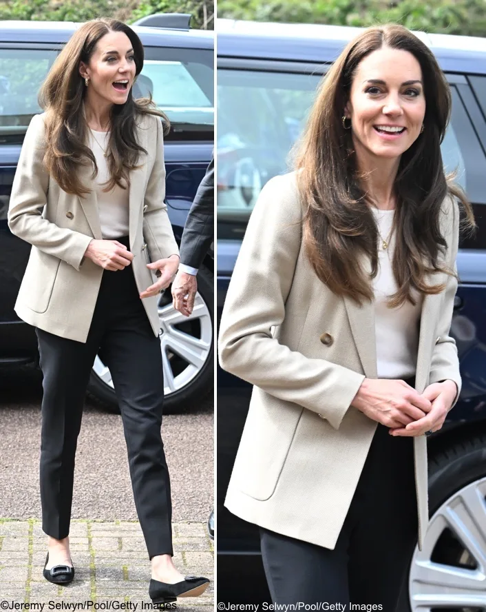The Princess in Separates for Baby Bank Visit – What Kate Wore