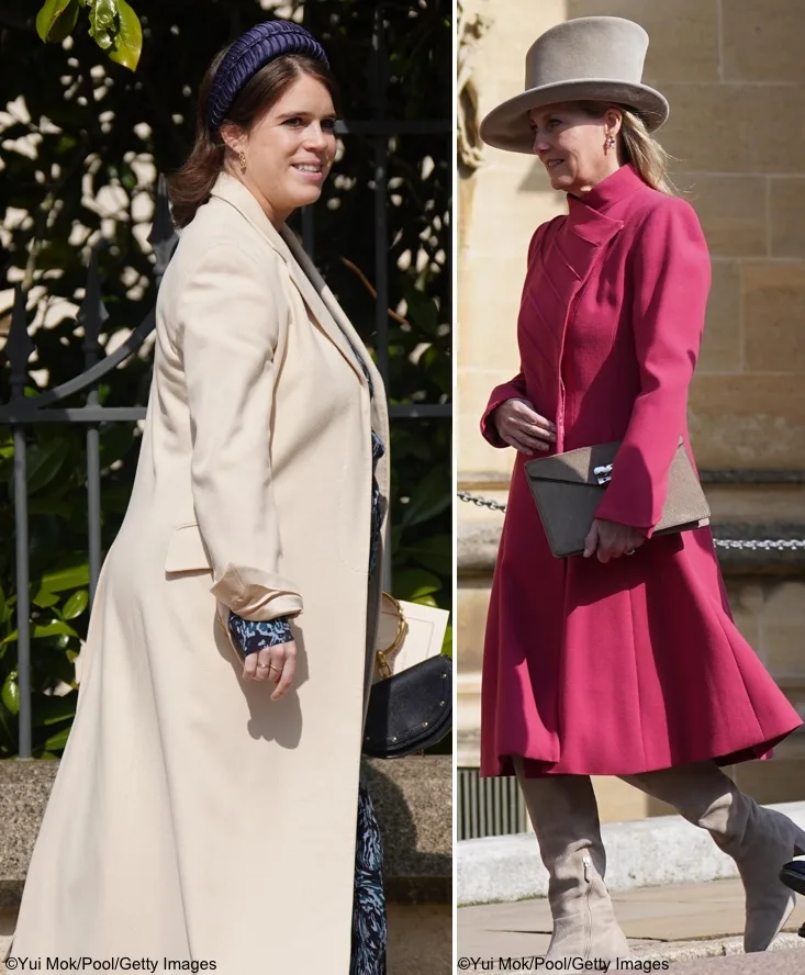 The Princess in Royal Blue for Easter Sunday Service at Windsor – What ...