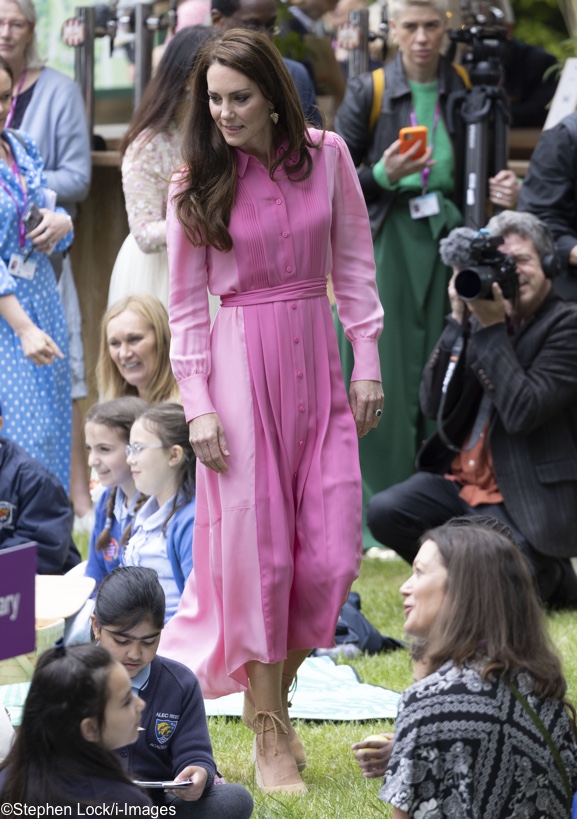 The Princess Brings Back ME + EM Dress for Chelsea Flower Show Picnic