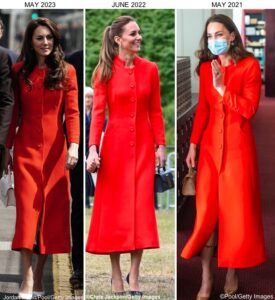 The Princess in Patriotic Colors for Coronation Pub Visit – What Kate Wore