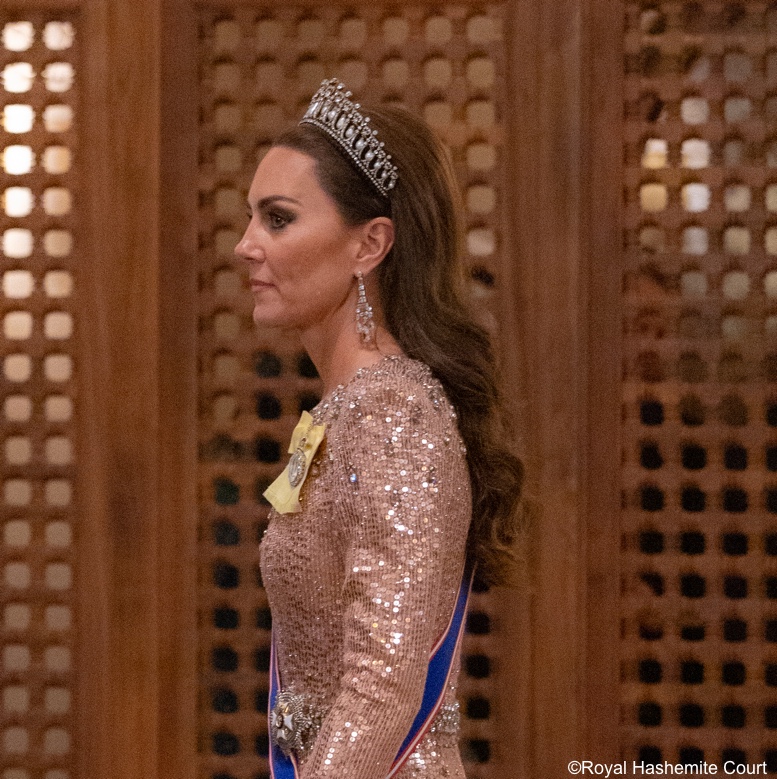 The Princess in Jenny Packham and Diamonds for Jordan Royal Wedding ...