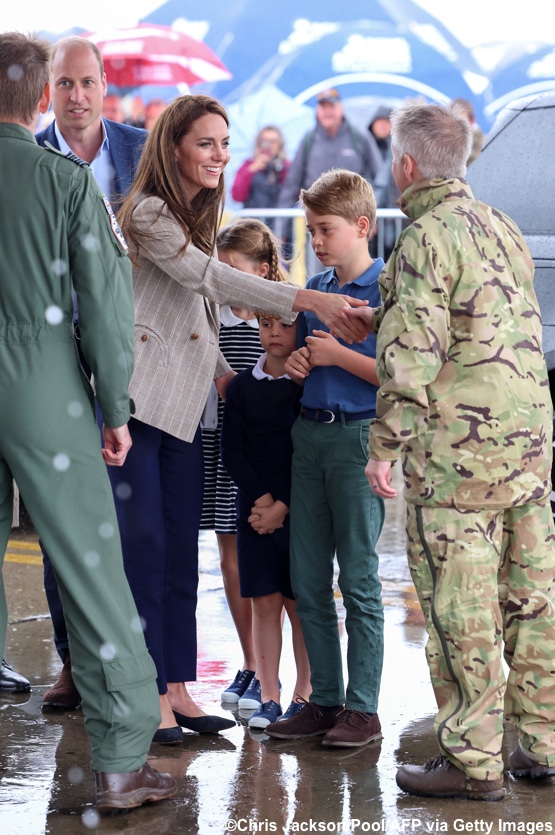 The Princess Wears Blazé Milano for Family Outing to Air Tattoo
