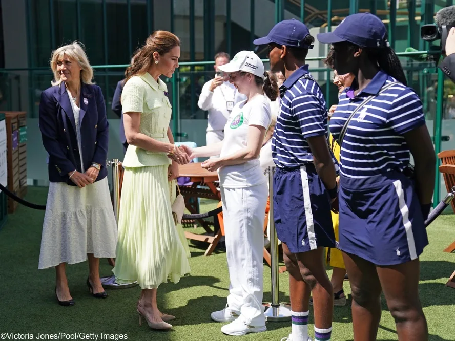 The Princess Chooses Self Portrait for Ladies' Singles Final at