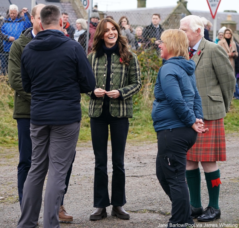 The Princess Wears Burberry for Scotland Engagements UPDATED with Boot ID