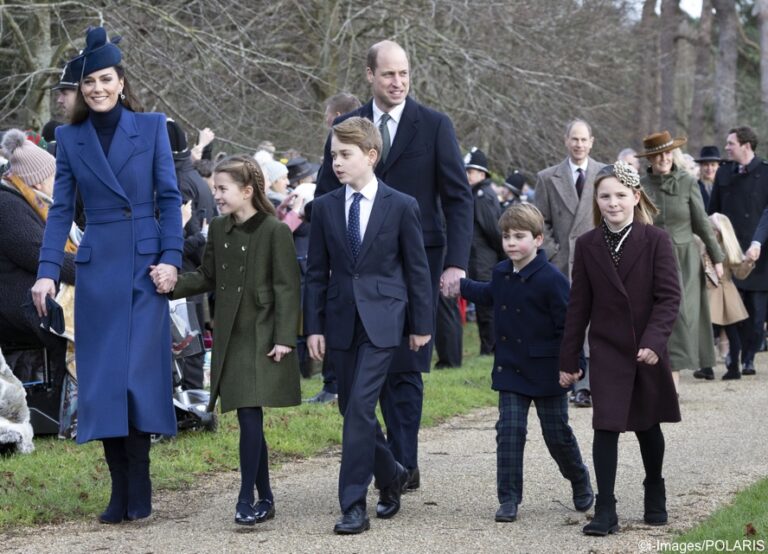 The Princess in Alexander McQueen for Christmas Day Church Service ...