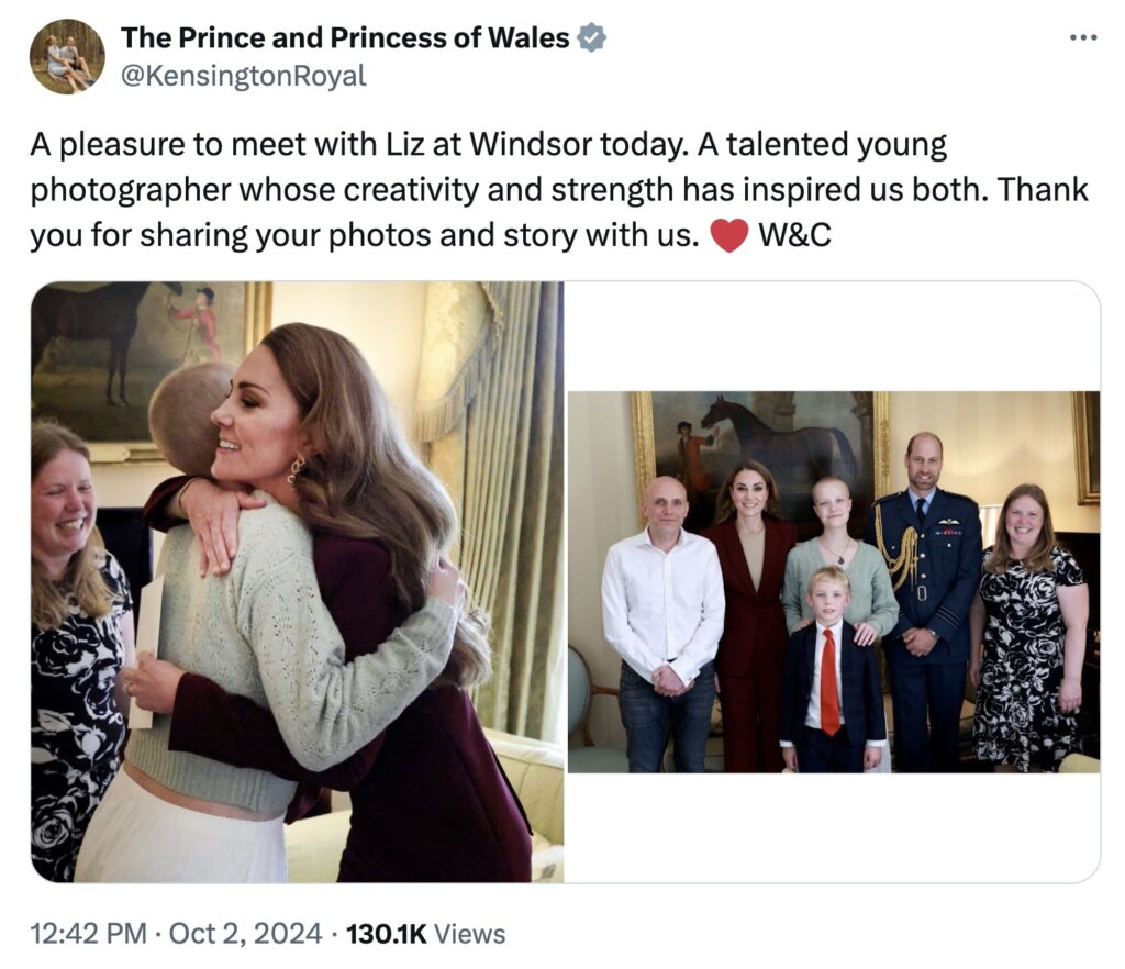 The Princess of Wales Meets Younger Most cancers Affected person at Windsor Fortress – What Kate Wore