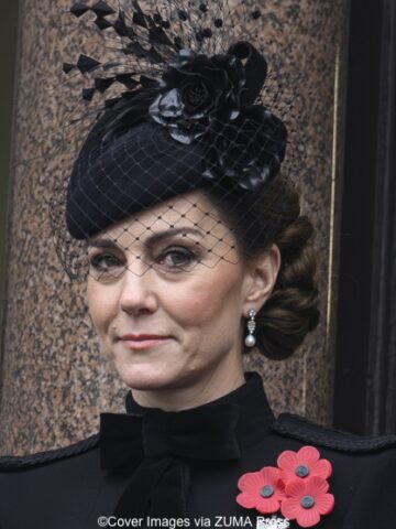 The Princess of Wales Wears Catherine Walker for Remembrance Sunday